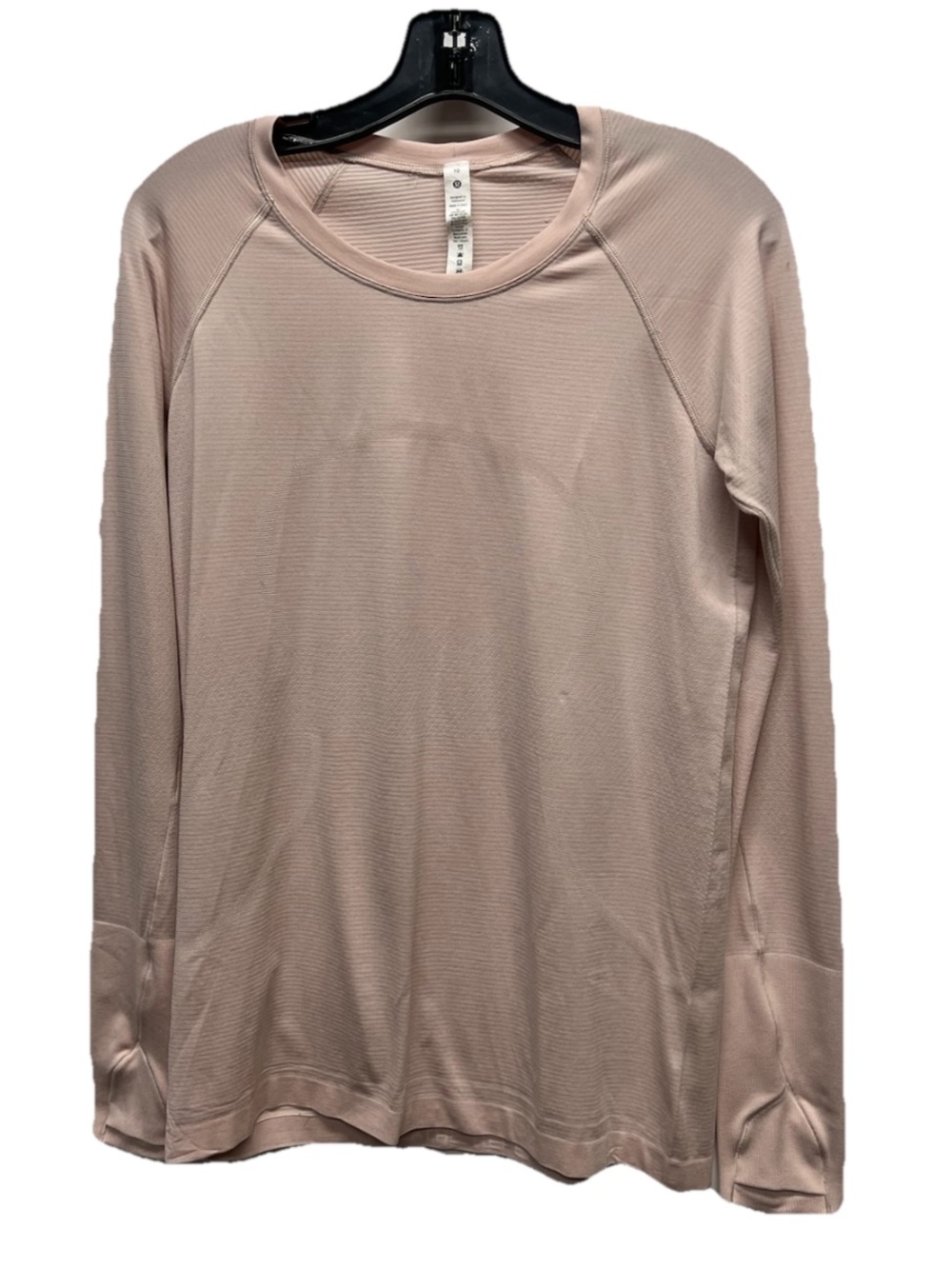 Lululemon Swiftly Tech Long Sleeve 2.0 Feather Pink Shirt Size 10